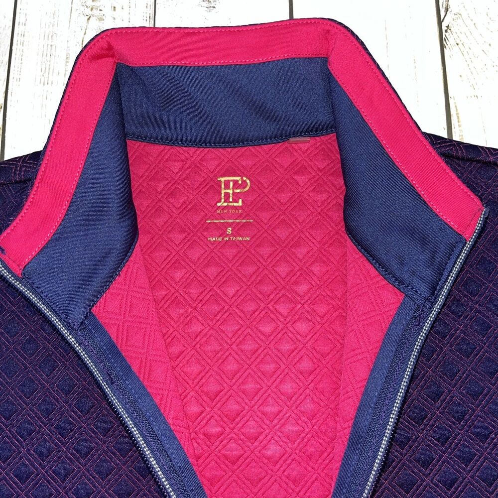 EP Pro Women’s Jacket Zipper Long Sleeve Purple Shell Pink Lining Small - Picture 2 of 11